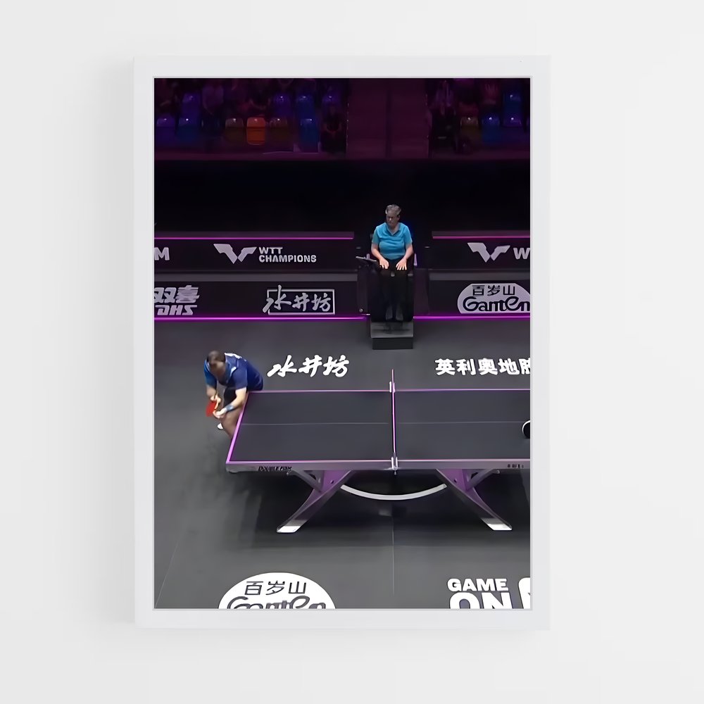 Poster Duel de Ping Pong – affiche Tennis de table (vue 3)